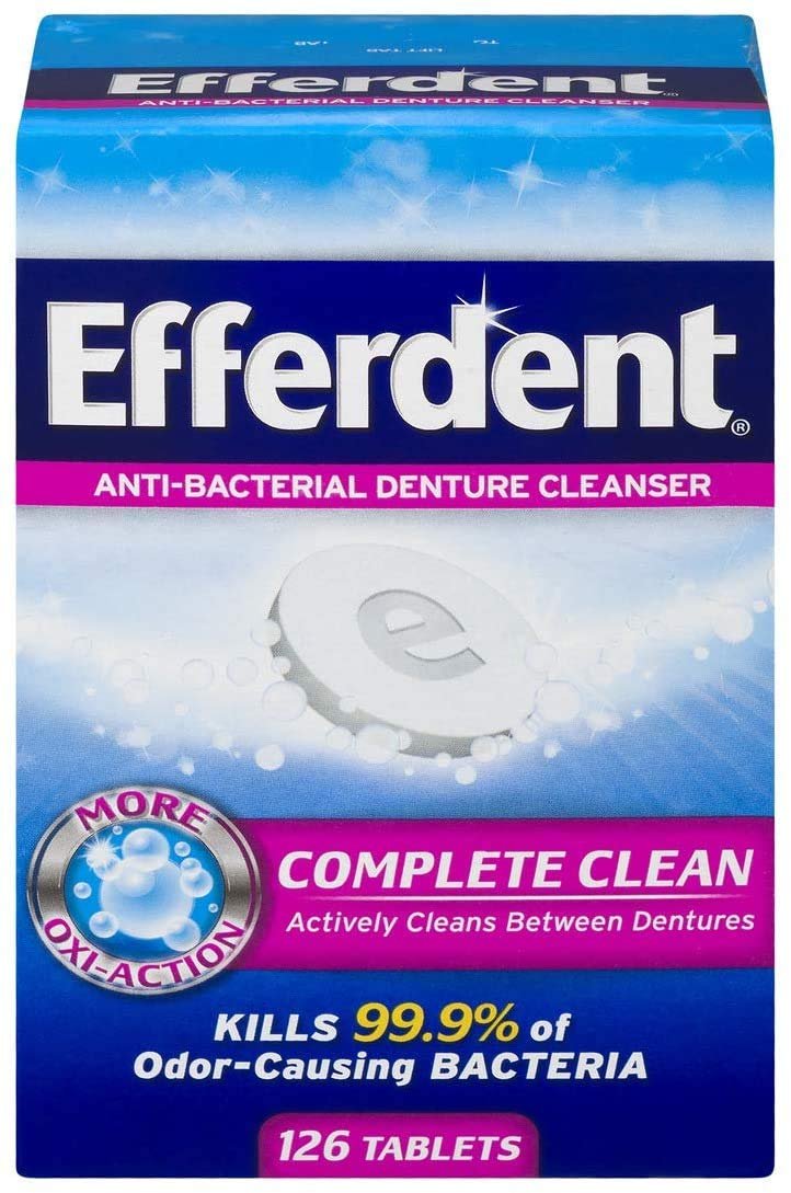Efferdent Denture Cleanser (126 Count)/6pk