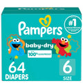 Pampers Baby Dry Diapers Size 6 (64 Count)/1pk