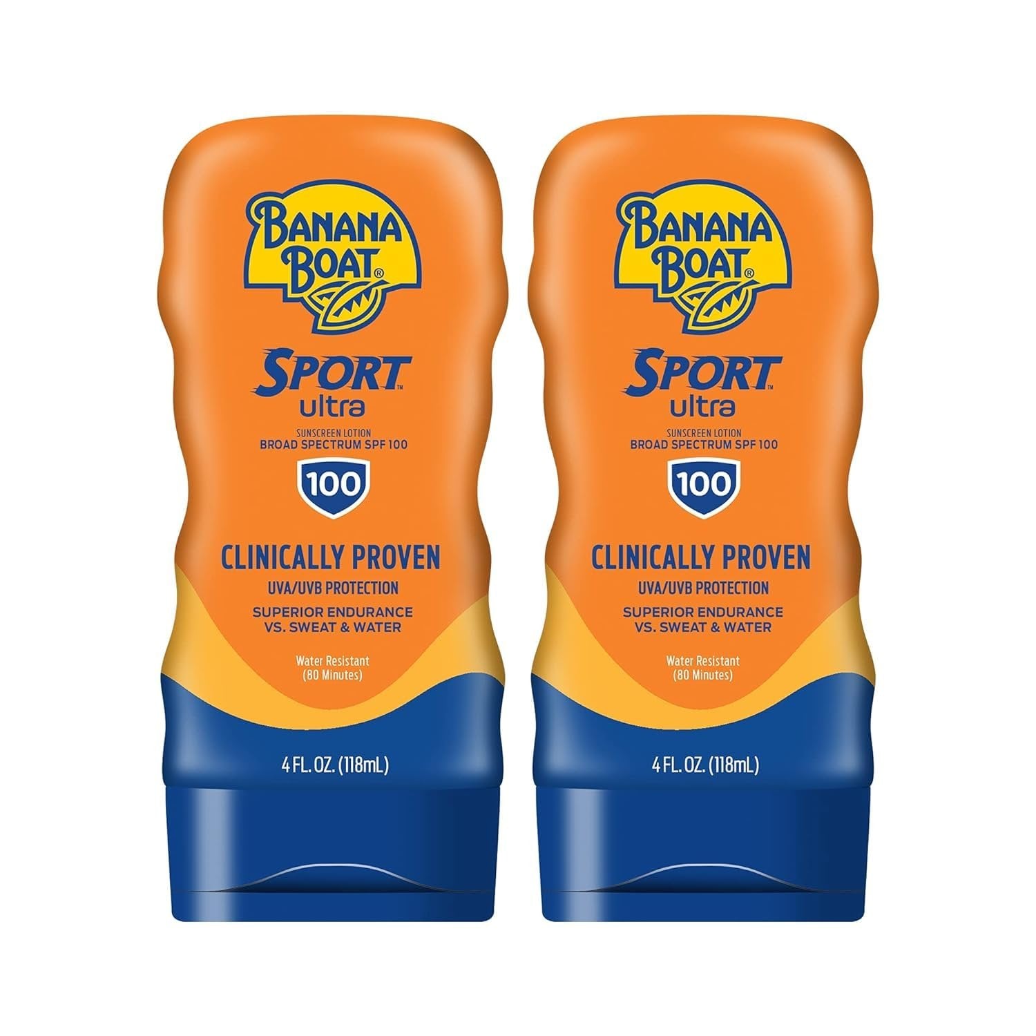 Banana Boat Sunscreen Lotion SPF 100 (4 oz, 2 Pack)/12pk