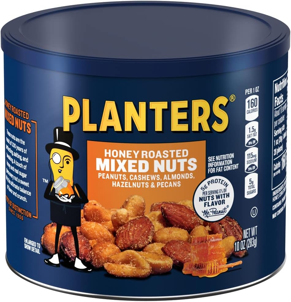 Planters 12 oz Honey Roasted Peanut — Case of 12