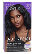 Dark & Lovely Hair Color #371 Jet Black (Pack of 3)/12pk