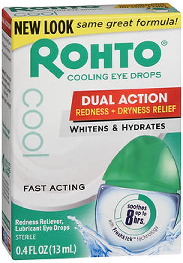 Rohto Cooling Eye Drops (0.4 oz, 2 Pack)/24pk