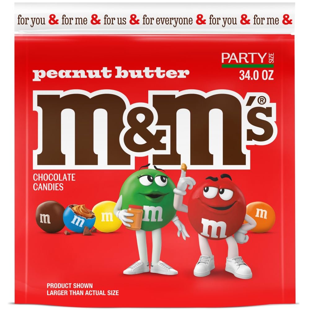 M&M’S Peanut Butter Milk Chocolate Candy (34 oz)/6pk