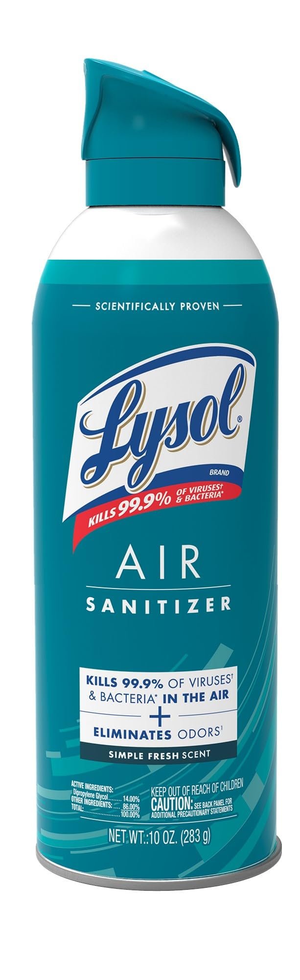 Lysol Air Sanitizer Spray Simple Fresh (10 oz)/6pk