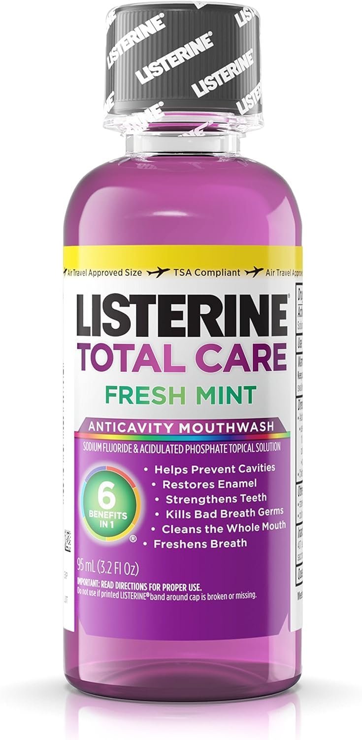 Listerine Total Care Mouthwash Fresh Mint (3.2 oz, 24 Pack)/24pk