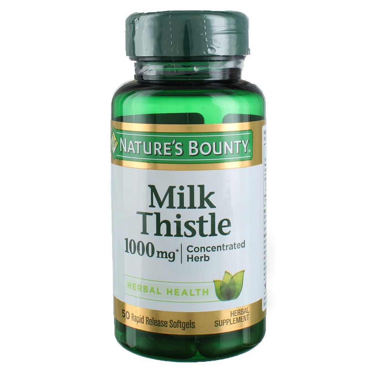 Nature's Bounty Milk Thistle Softgels (50 Count)/24pk