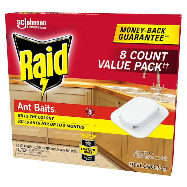 Raid Ant Bait Red Box Value Pack Kd, 8 ct — 12 Per Case
