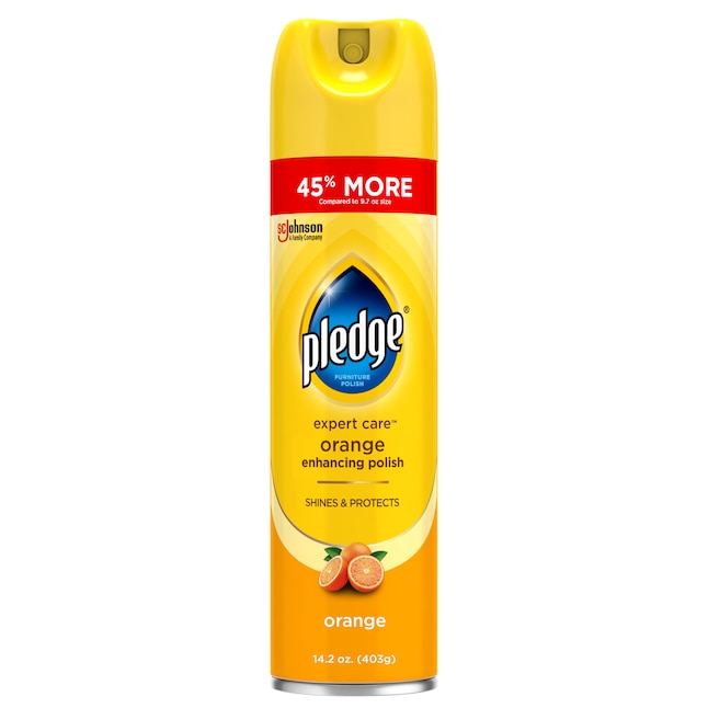 Pledge Beautify Enhancing Polish - Orange, 14.2 oz — 12 Per Case