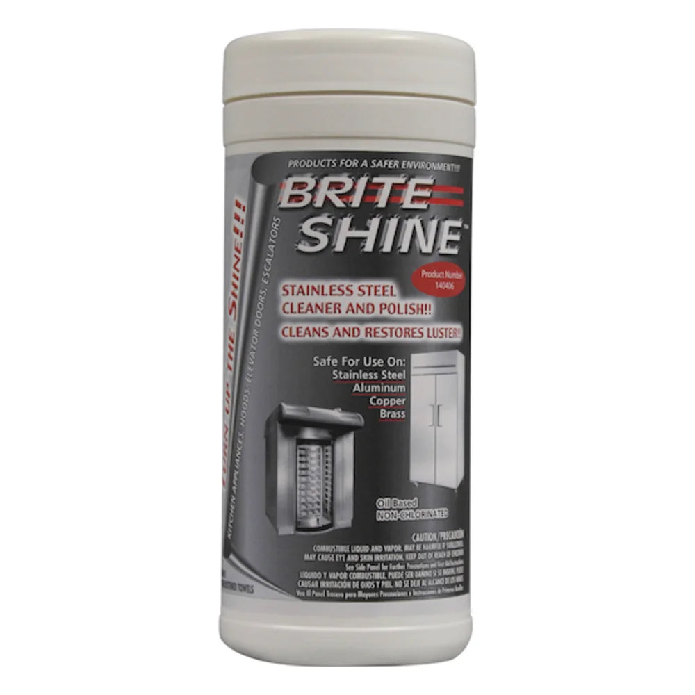 Brite Shine Bright Shine Wipes, 40 Count — 6 Per Case