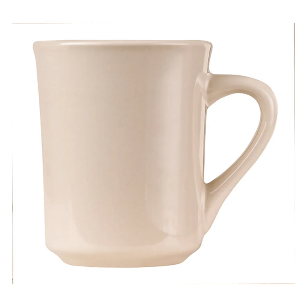 Libbey Princess White Tiara Mug - Cream White, 8.5 Oz — 1 Per Case