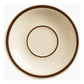 Libbey Desert Sand Narrow Rim Saucer 6" - Cream White — 1 Per Case
