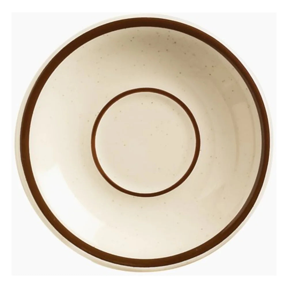Libbey Desert Sand Narrow Rim Saucer 6" - Cream White — 1 Per Case