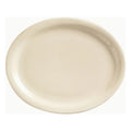Libbey Kingsmen Narrow Rim Platter - Cream White, 9.75" X 7.5" — 1 Per Case