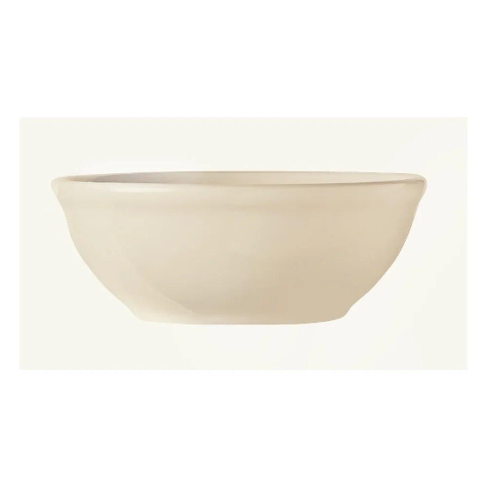 Libbey Princess White Cream White 16 Oz Rolled Edge Oatmeal Bowl 5 7/8" — 1 Per Case