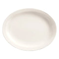 Libbey Porcelana Narrow Rim Oval Platter 11.5" X 9" - Bright White — 1 Per Case