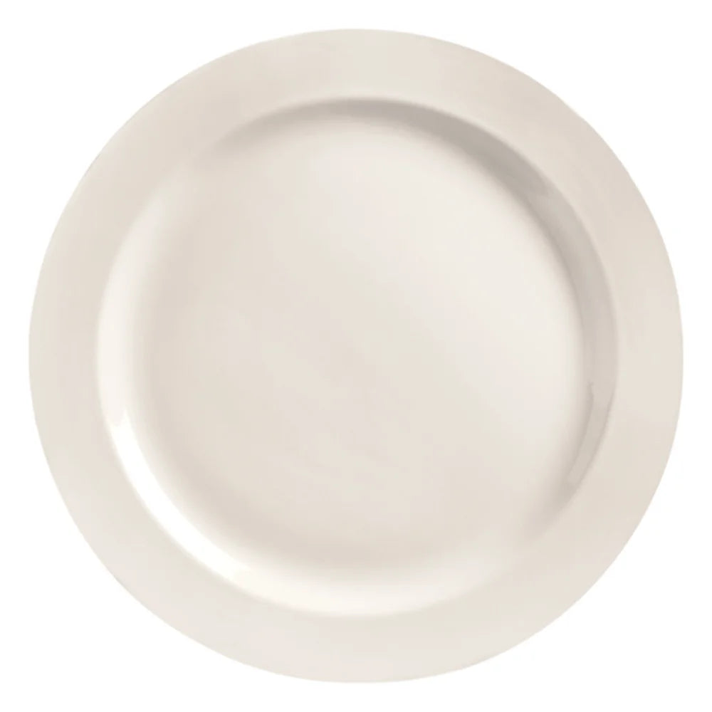 Libbey Basics Medium Rim Plate - Bright White, 10 5/8" — 1 Per Case