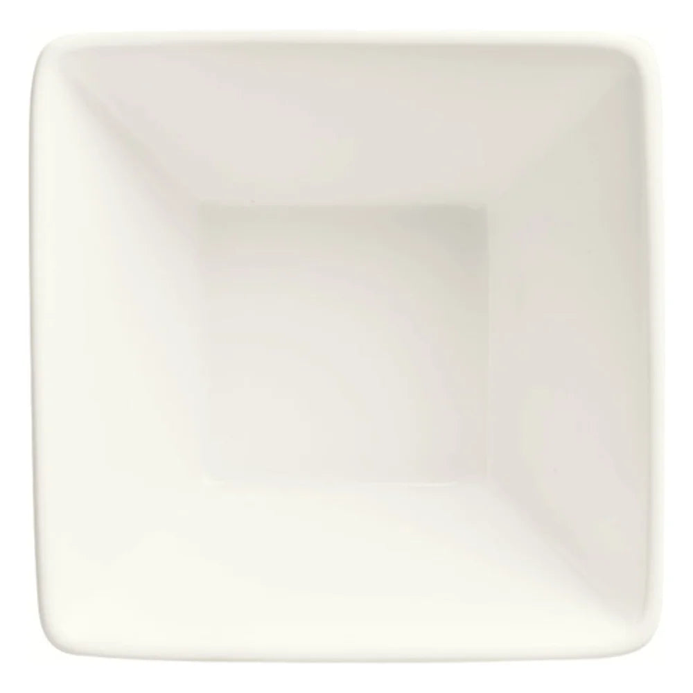 Libbey Slate Ultra Bright White Square Bowl 4.5", 10 Oz — 1 Per Case