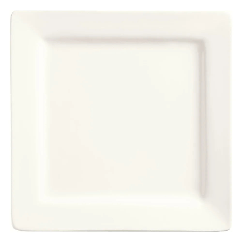 Libbey Slate Collection Bright White Square Micro Plate 4", 36 Each — 1 Per Case