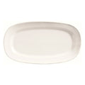 Libbey Basics Racetrack Platter 12" X 6 5/8" - Bright White — 1 Per Case