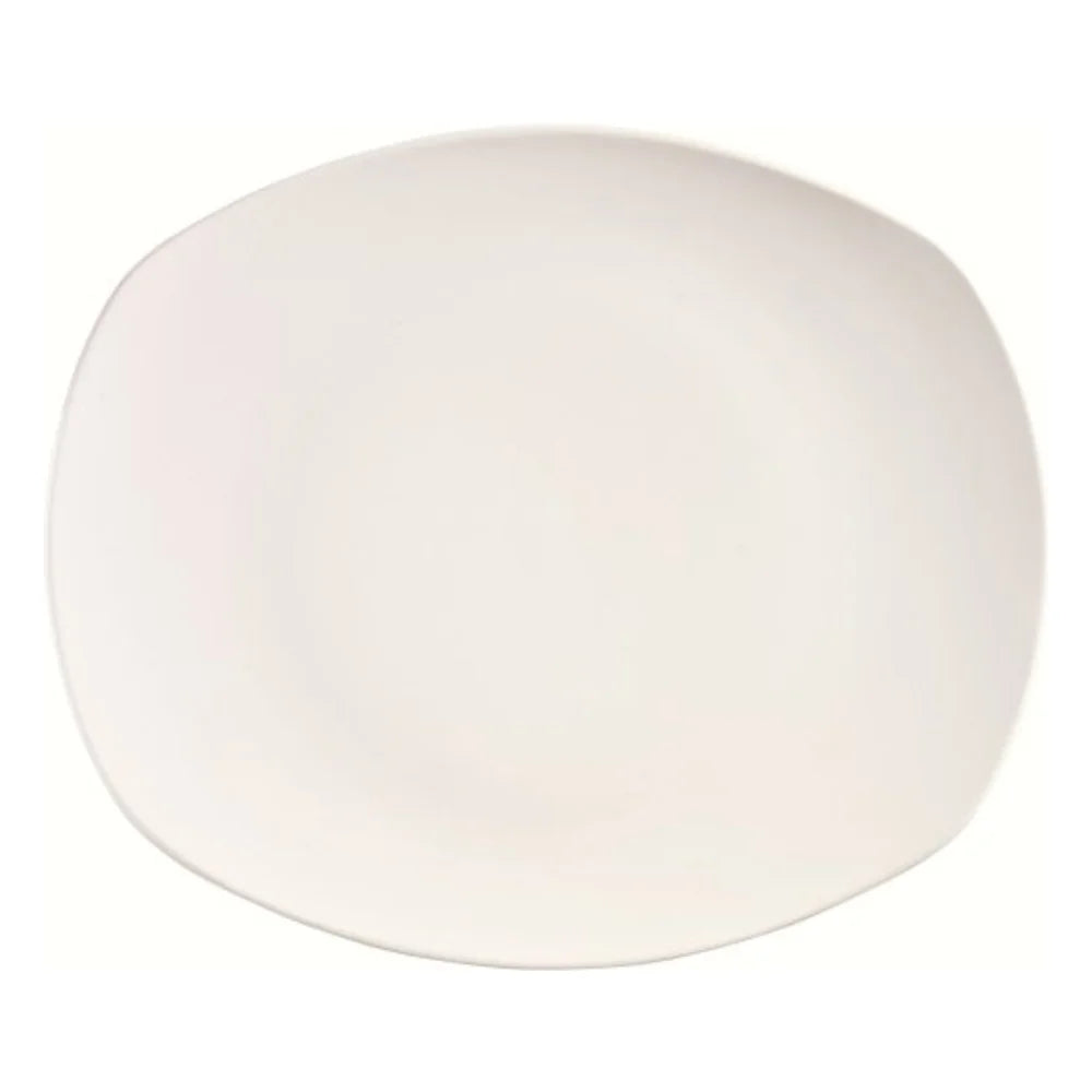 Libbey Porcelana Coupe Oblong Plate 12" X 10" - Bright White — 1 Per Case