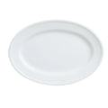 Libbey Empire Oval Platter - Alpine White, 13.5" X 9.5" — 12 Per Case