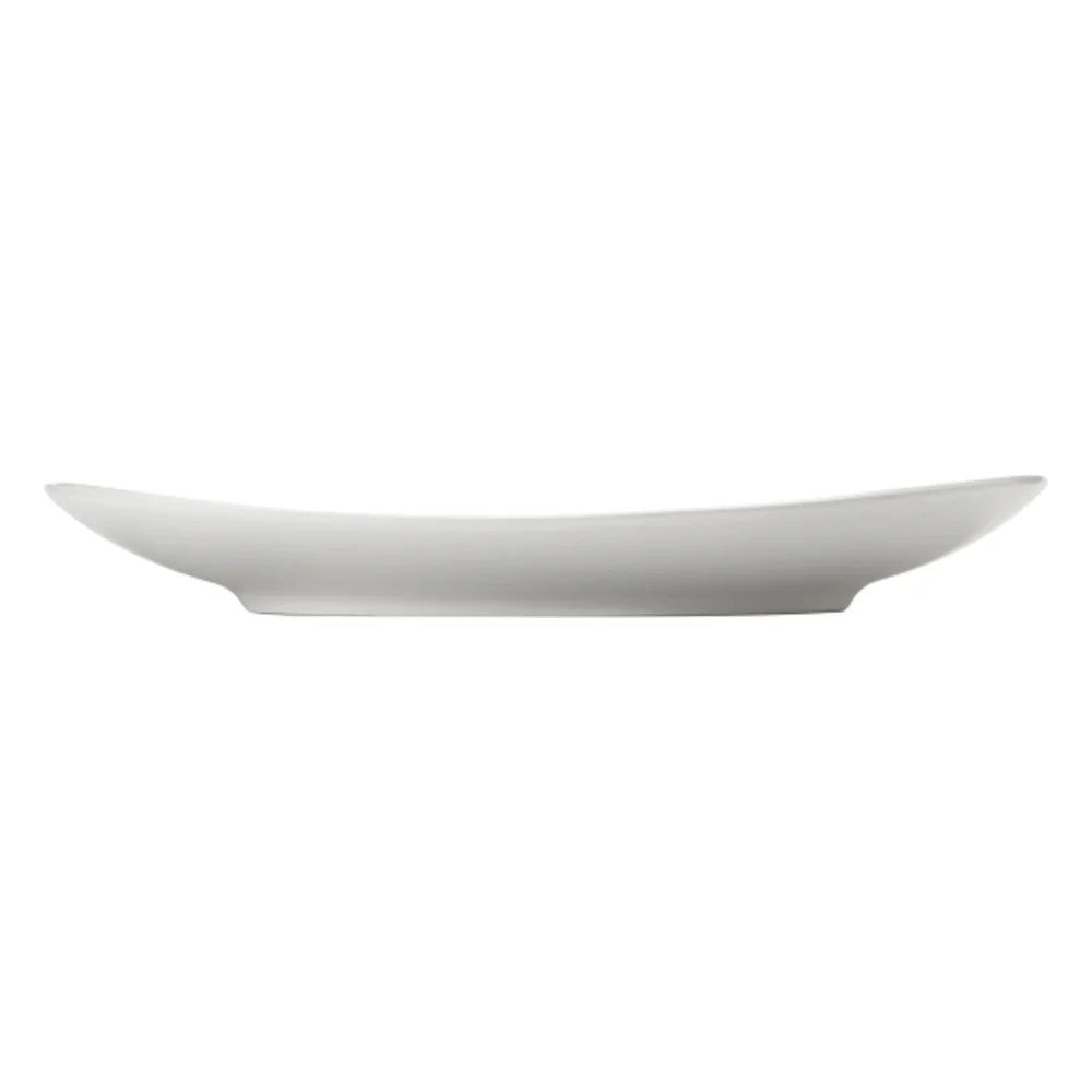 Libbey Driftstone Organic Coupe Plate Driftwood, 10 7/8" X 8.5", 12 Each — 1 Per Case