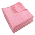 CTC Pink Microfiber Terry Cloths 16"X16", 12 Count — 1 Per Case