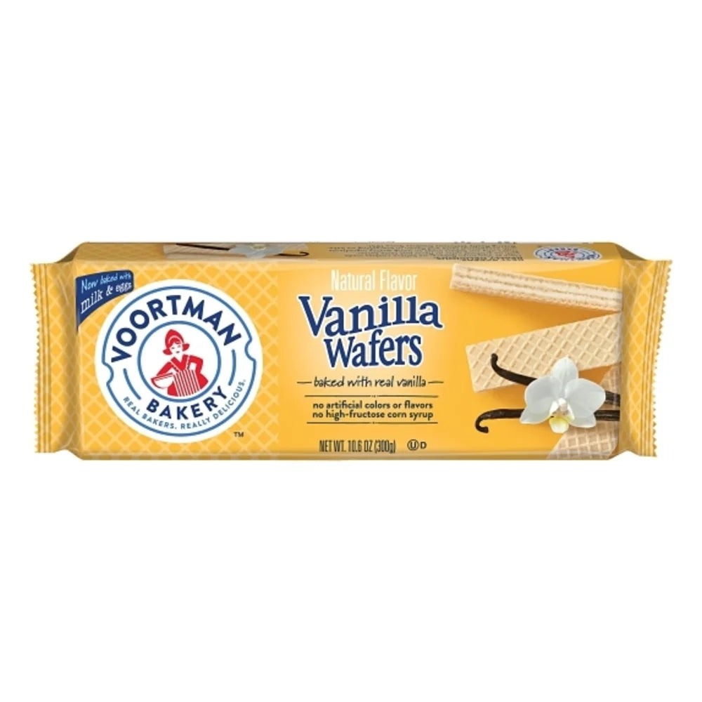 Voortman Vanilla Layered Wafers, 10.6 Ounce — 12 Per Case