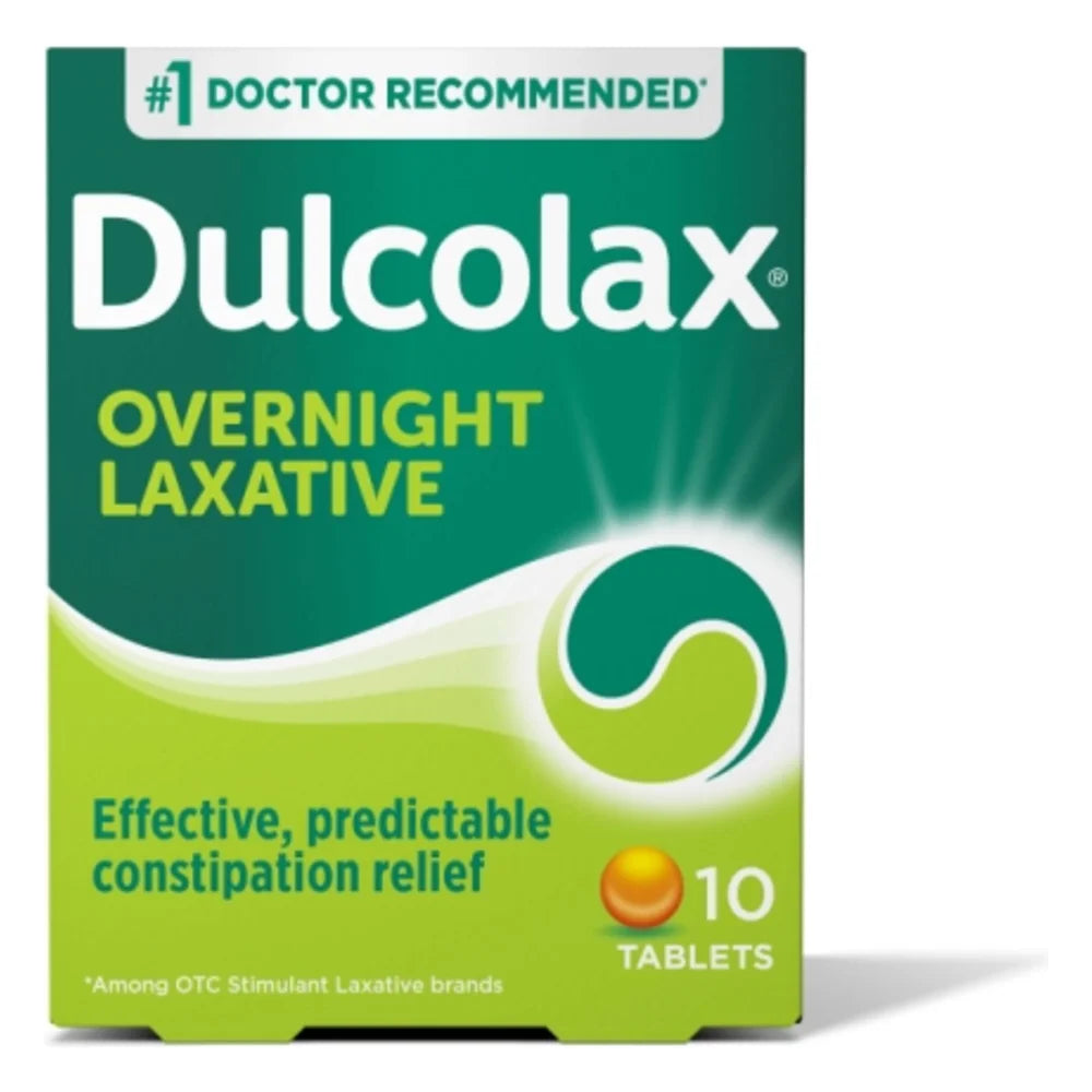Dulcolax Stimulant Laxative Tablets, 10 Count — 6 Per Case