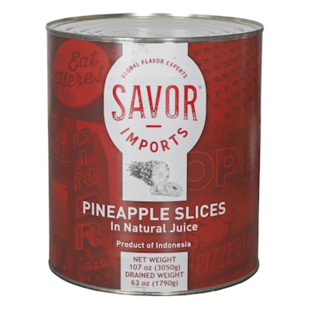 Savor Sliced Pineapple In Juice, 6.72 Pound — 6 Per Case