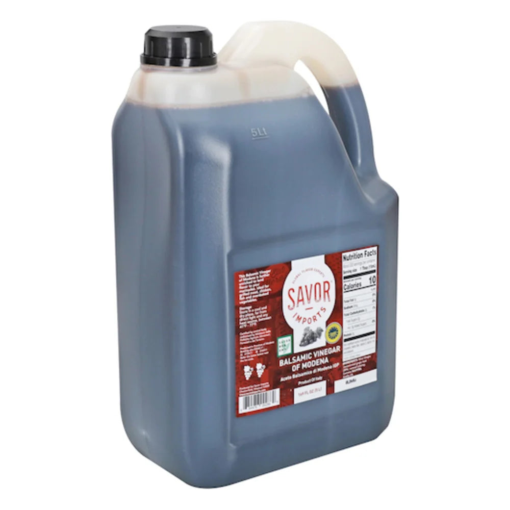 Savor 20% Balsamic Vinegar Bulk, 5 Liter — 2 Per Case
