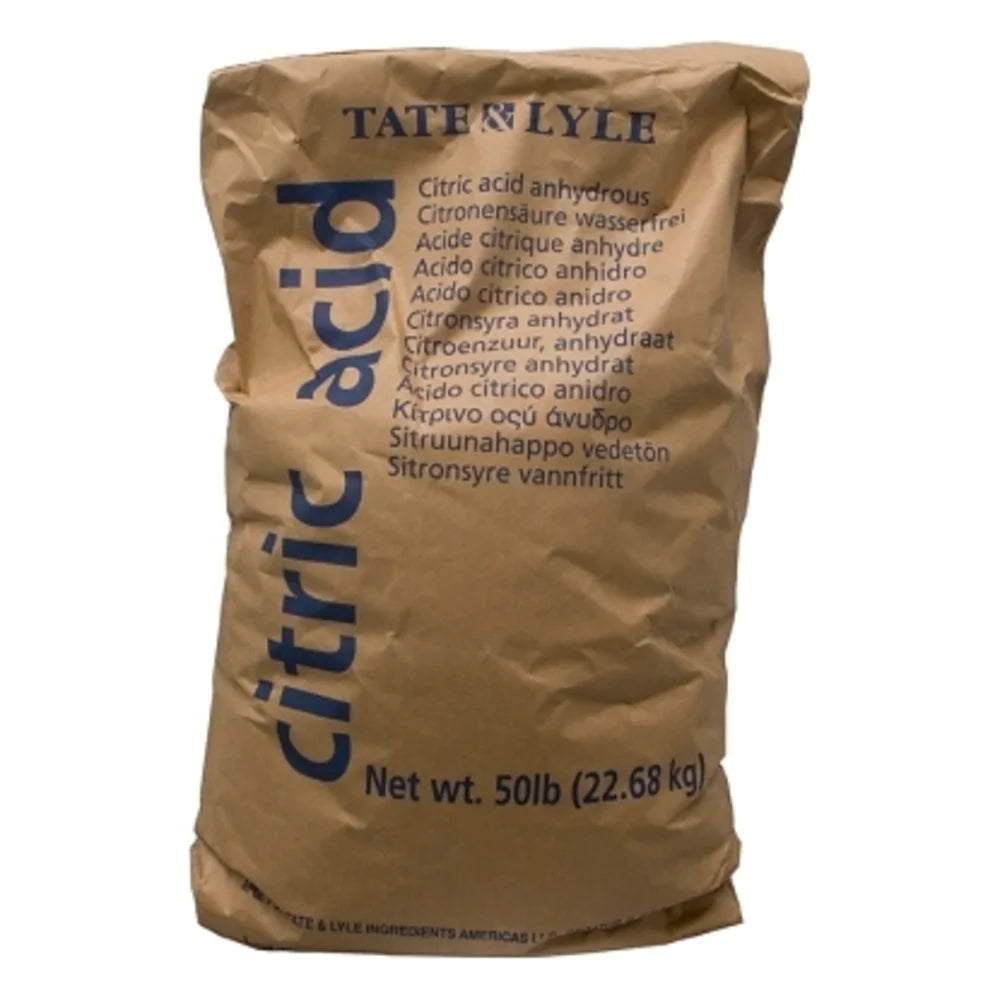 Commodity Citric Acid Fine Granular, 50 Pound — 1 Per Case