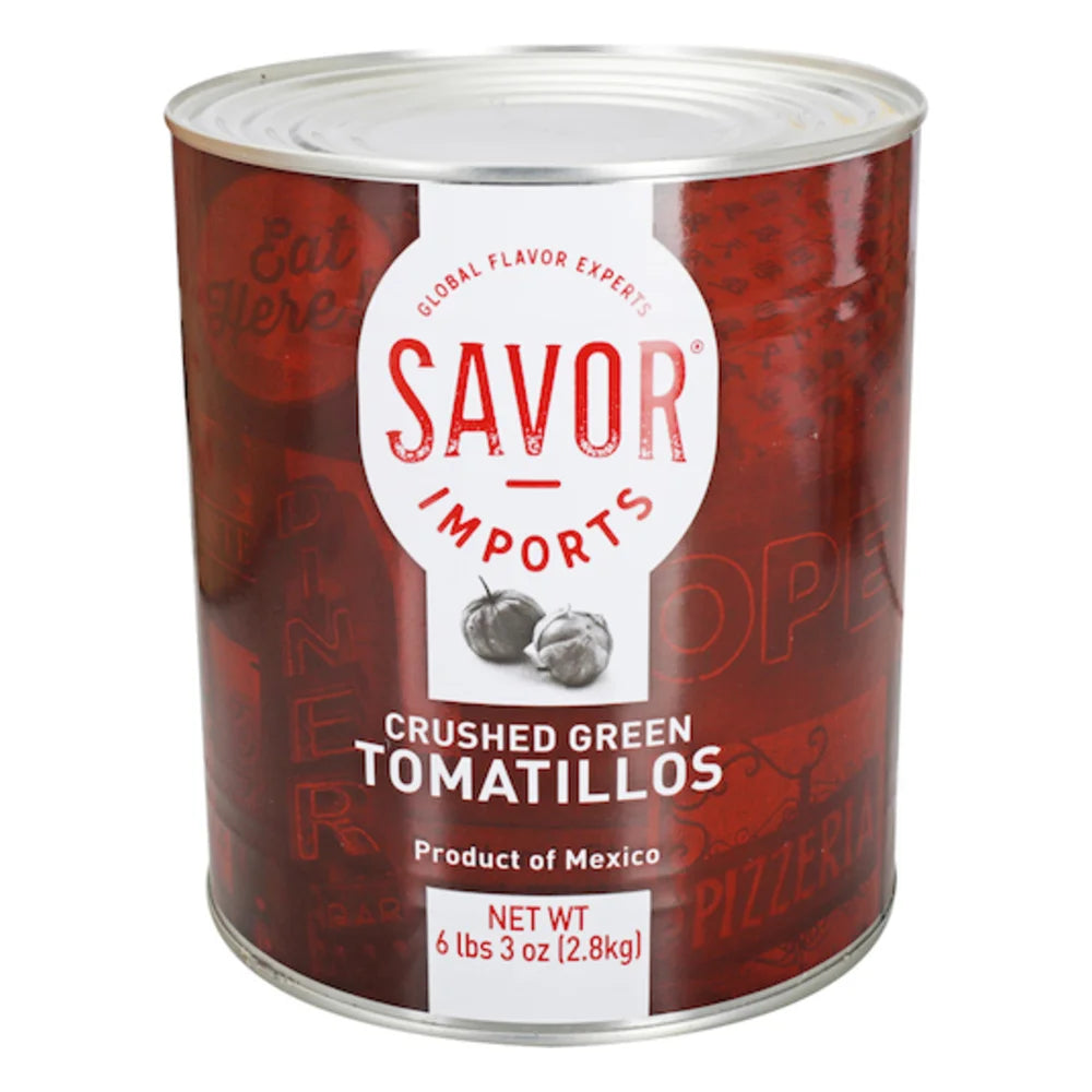 Savor Crushed Tomatillos, 6.19 Pound — 6 Per Case