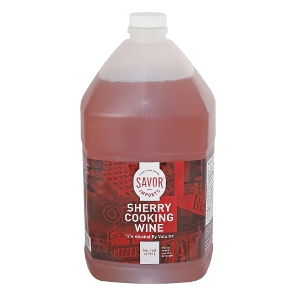 Savor Sherry Cooking Wine Bulk, 1 Gallon — 4 Per Case