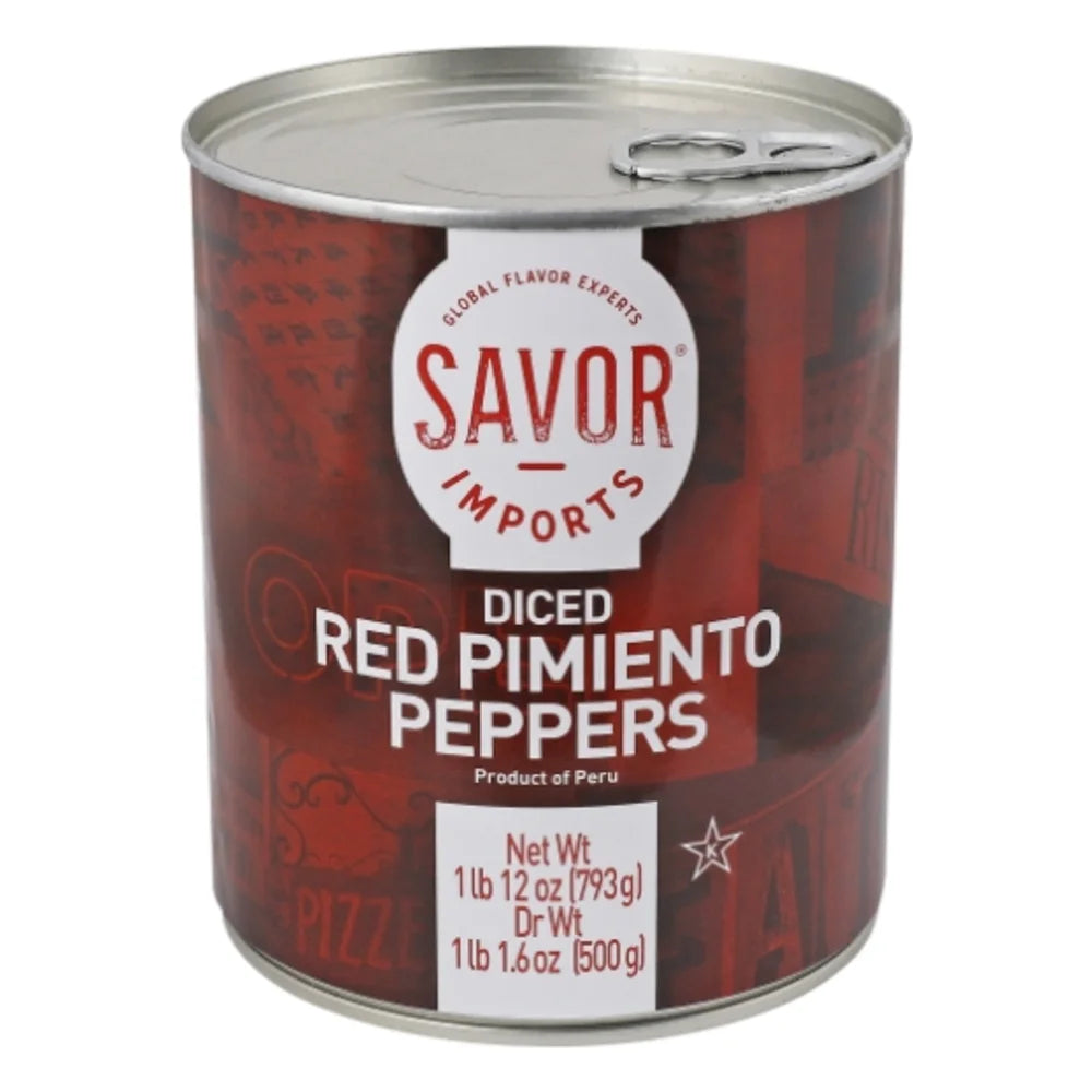 Savor Red Pimento Peppers, 28 Ounce — 12 Per Case