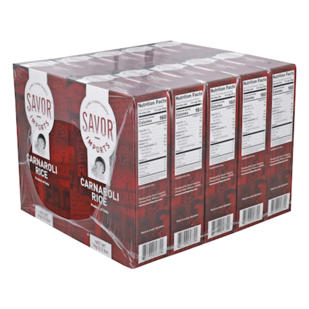 Savor Carnaroli Rice Box, 1 Kilogram — 10 Per Case