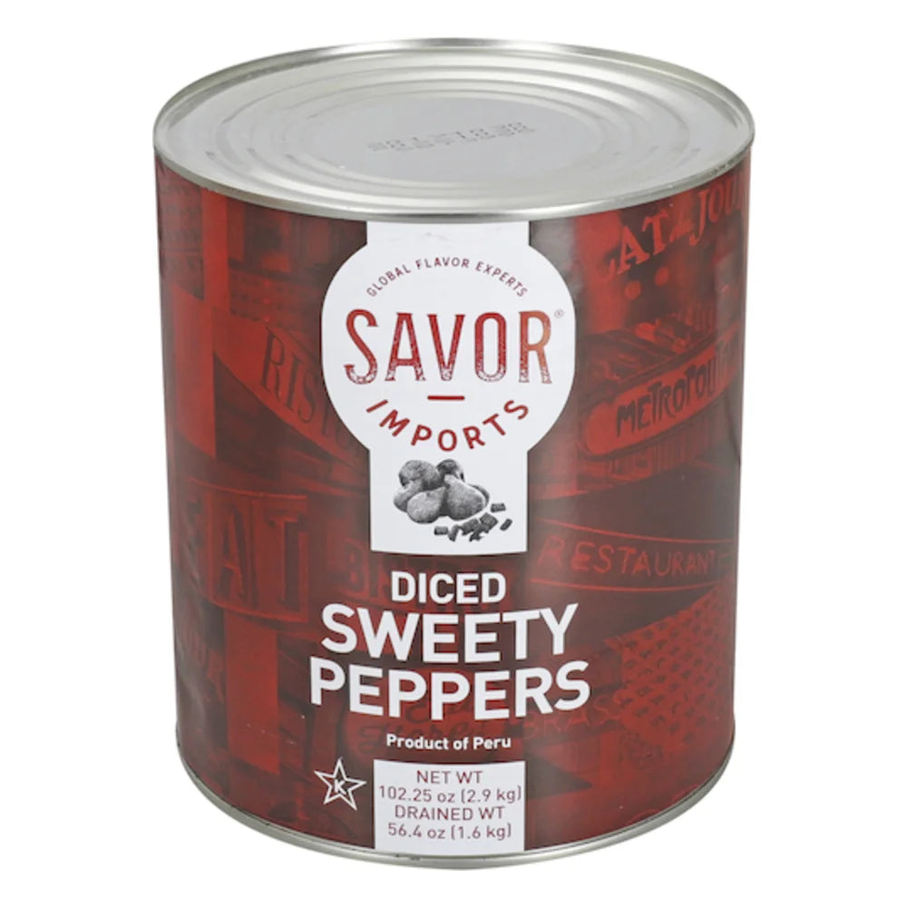 Savor Diced Sweety Pepper, 105 Ounce — 2 Per Case