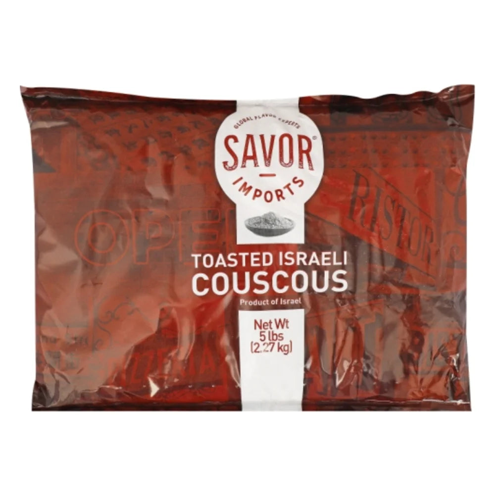 Savor Toasted Israeli Cous Cous Bulk, 5 Pound — 4 Per Case