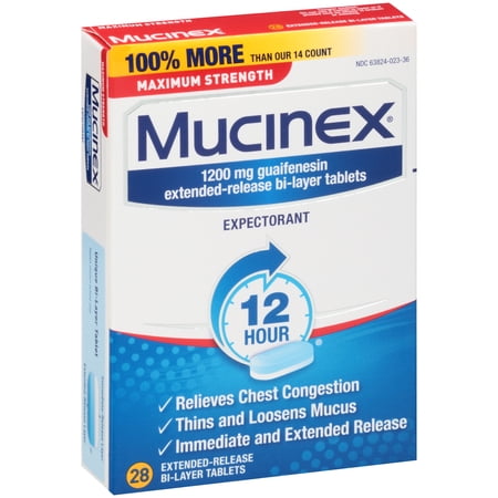 Mucinex Max Strawberry SE 28 ct — Case of 24