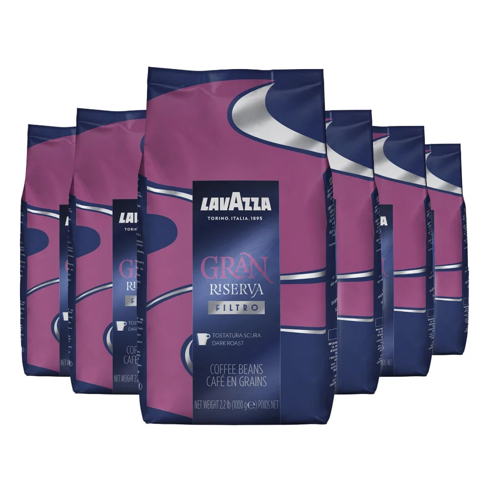 Lavazza Whole Bean Coffee Riserva Dark — 6 Per Case