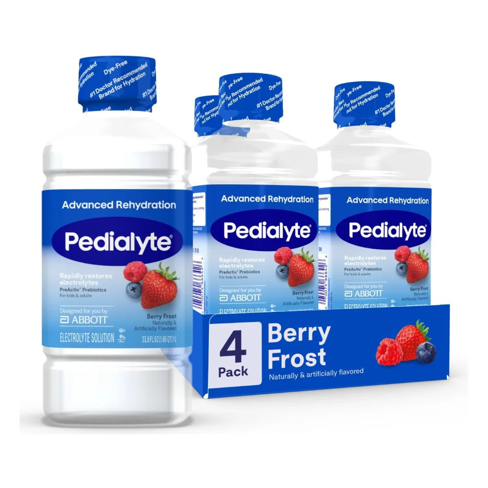 Pedialyte Berry Blast Electrolytes, 1 Liter — 4 Per Case