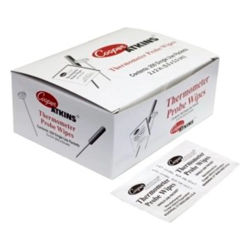 Cooper-Atkins Probe Wipes, 200 Count — 10 Per Case