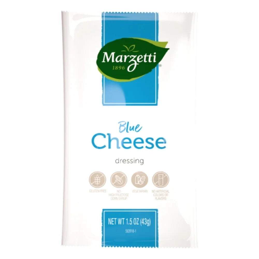 Marzetti Blue Cheese Dressing Single Serve Packets, 1.5 Ounce — 120 Per Case