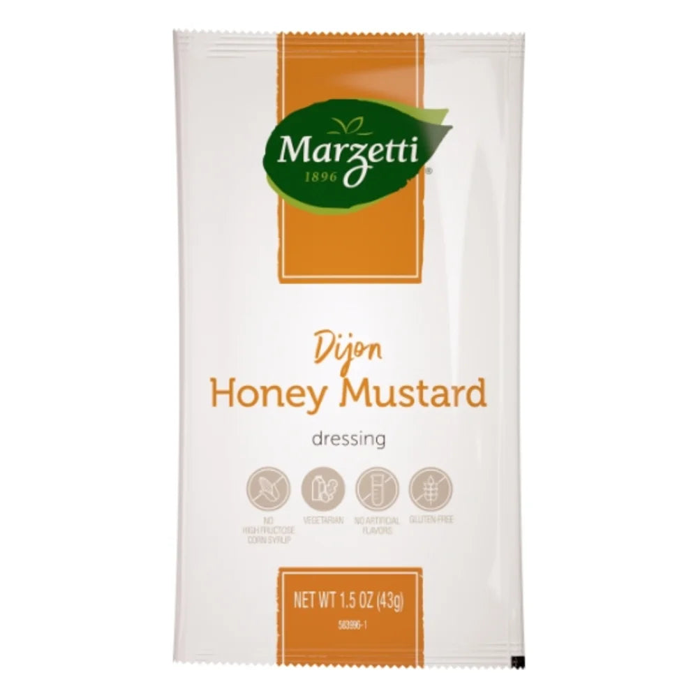 Marzetti Dijon Honey Mustard Dressing Single Serve Packets, 1.5 Ounce — 60 Per Case