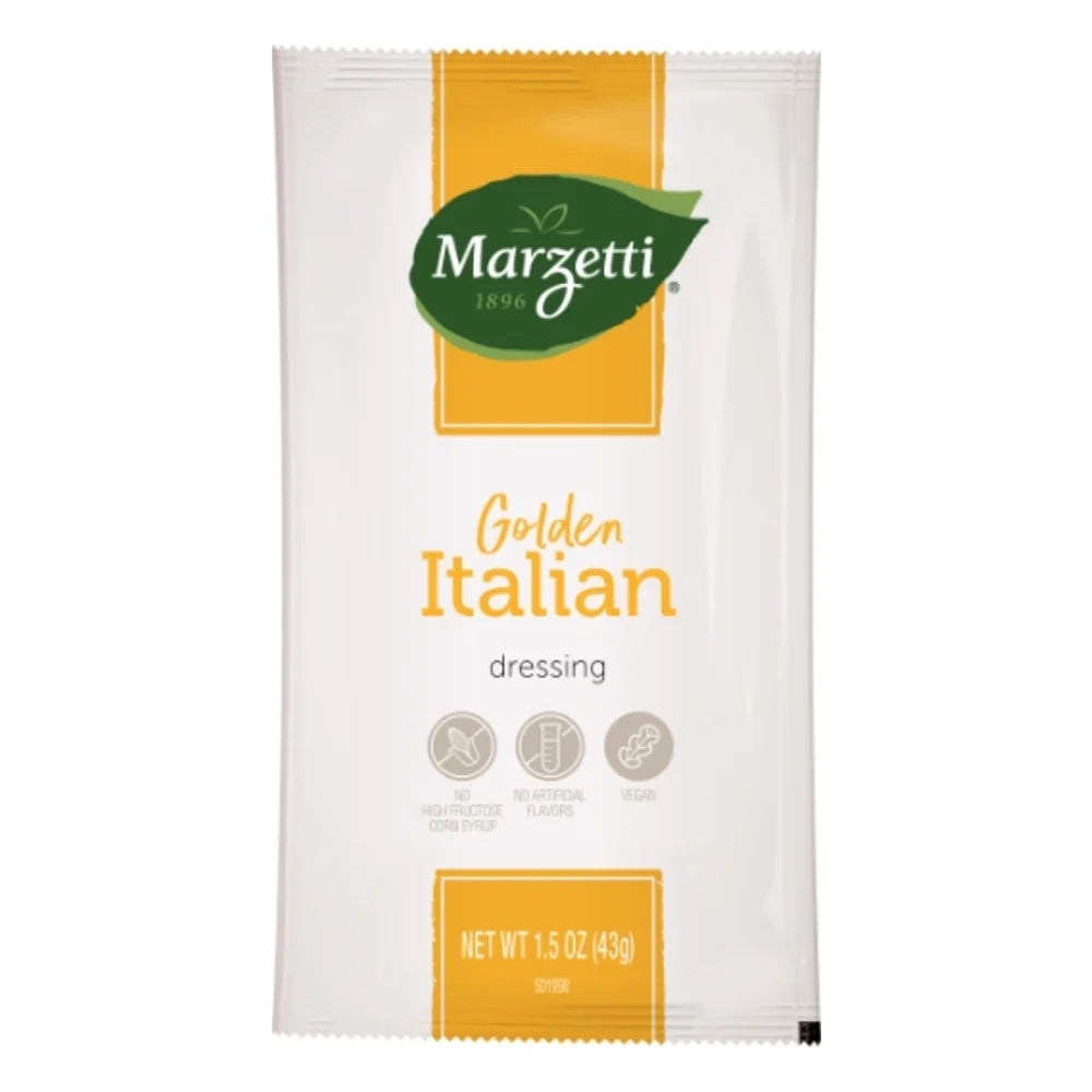 Marzetti Golden Italian Dressing Single Serve Packets, 1.5 Ounce — 60 Per Case