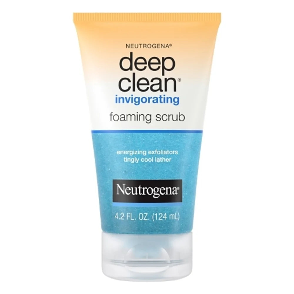 Neutrogena Deep Clean Foam Scrub, 4.2 Fluid Ounce — 12 Per Case