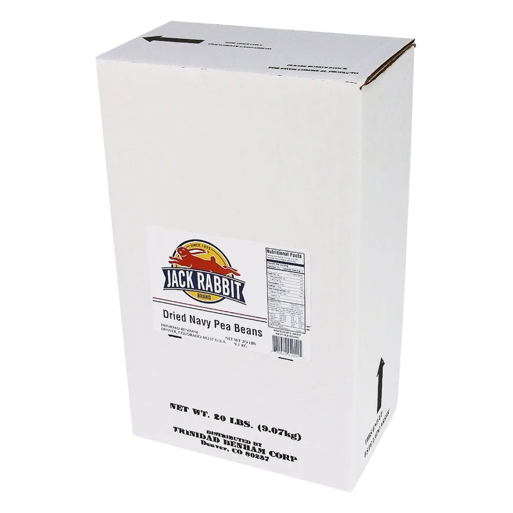 Jack Rabbit Navy Beans, 20 Pound — 1 Per Case