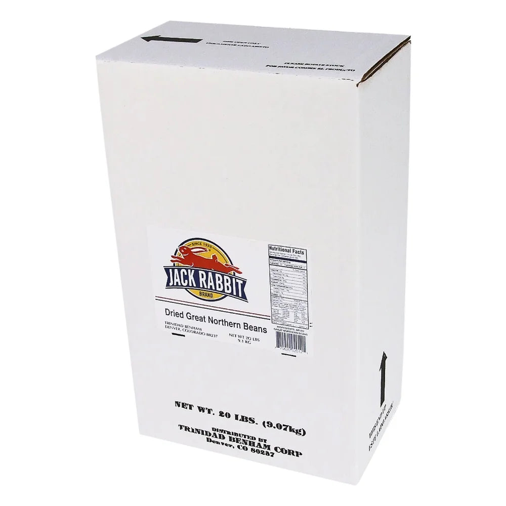 Jack Rabbit Great Northern Beans, 20 Pound — 1 Per Case