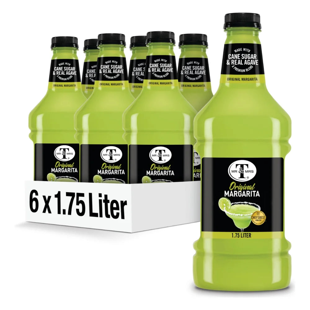 Mr & Mrs T's Original Margarita Cocktail Mixer, 1.75 Liter — 6 Per Case