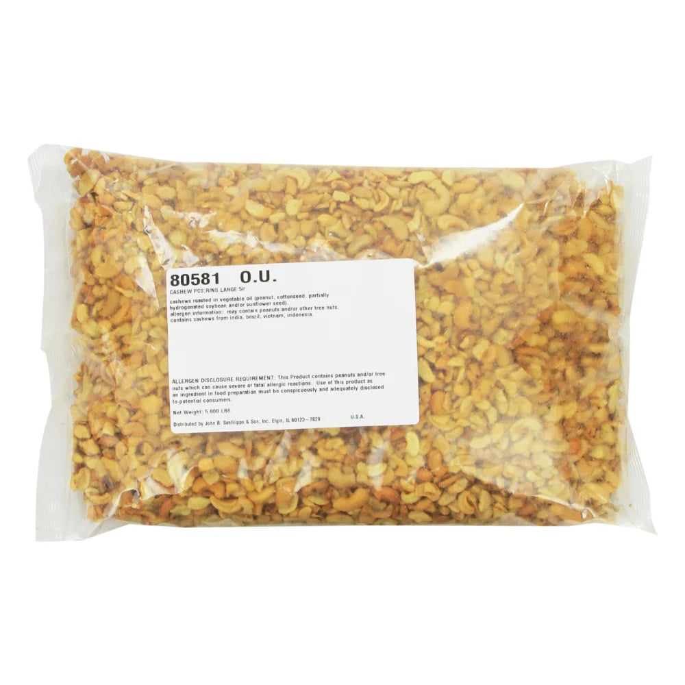 Fisher Nut Cashew Pieces R/Ns Large, 5 Pound — 1 Per Case